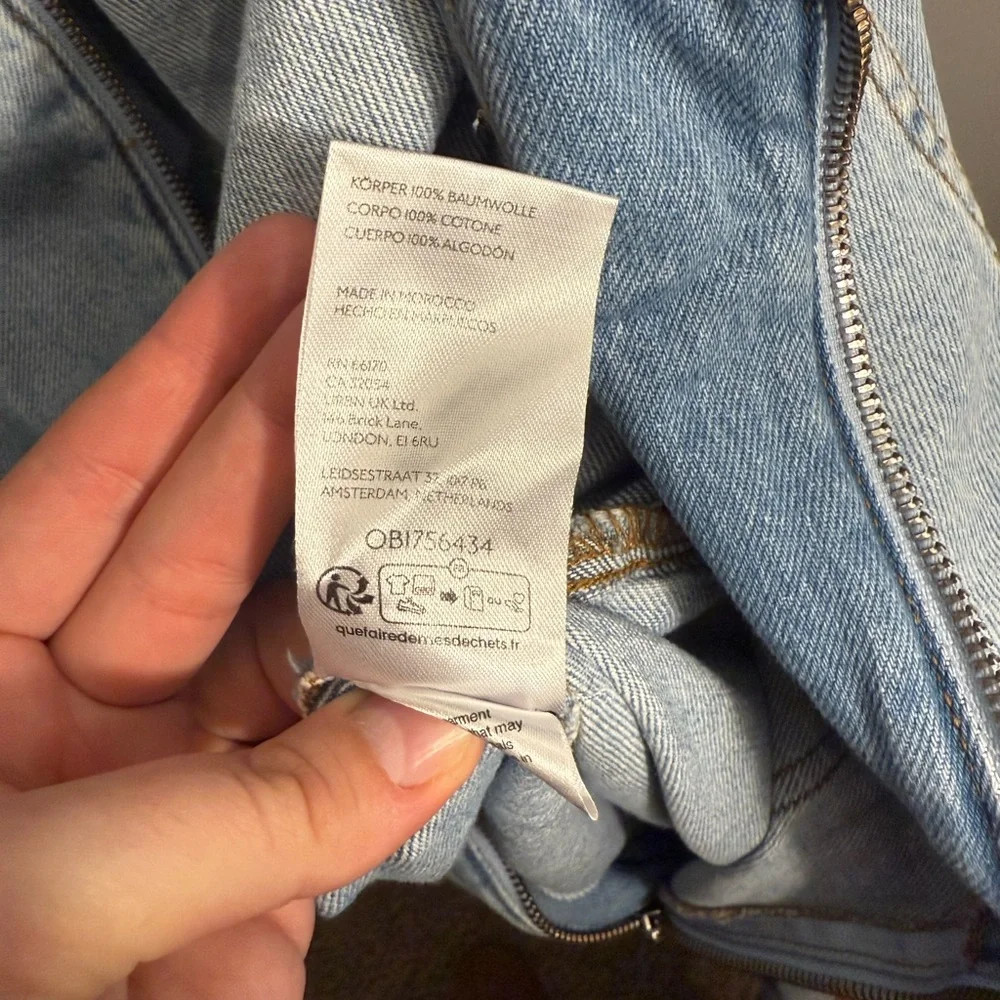 We The Free On the Run Coverall Light Blue Denim Size Small - Picture 11 of 11